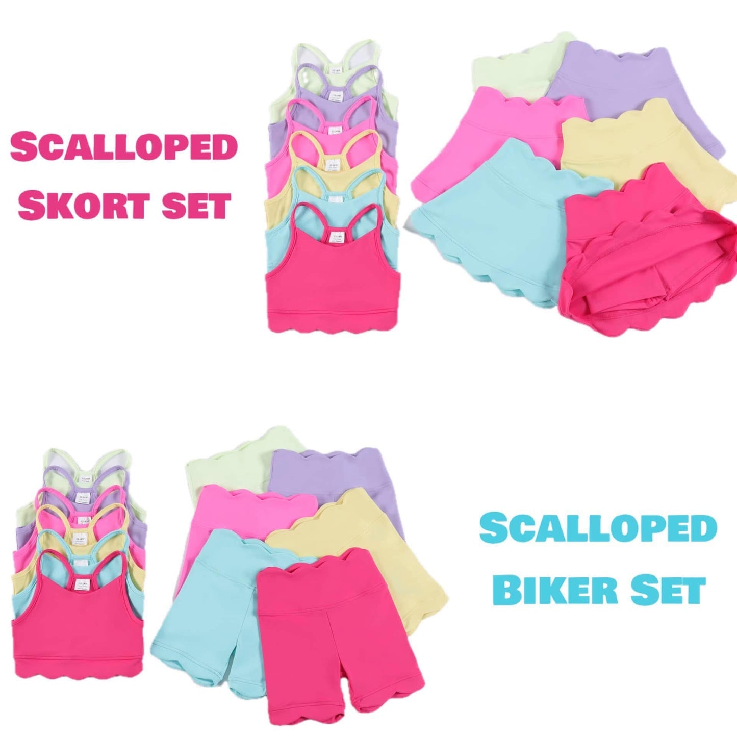 Scalloped Skorts