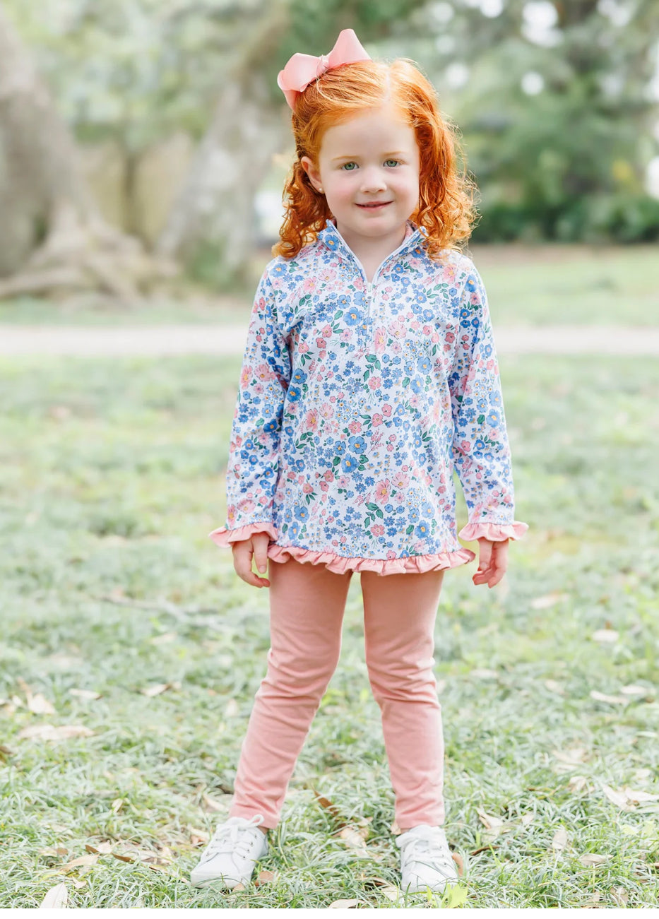 Autumn Blooms Elise Ruffle Pullover Set