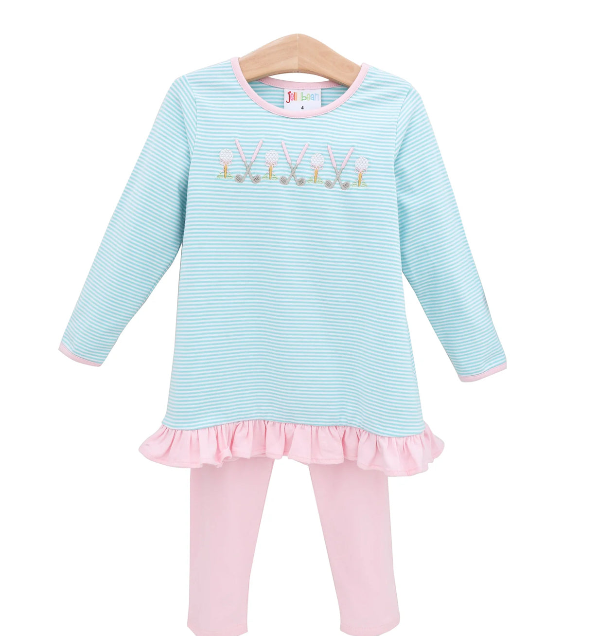 Tee time Ruffle Pants Set