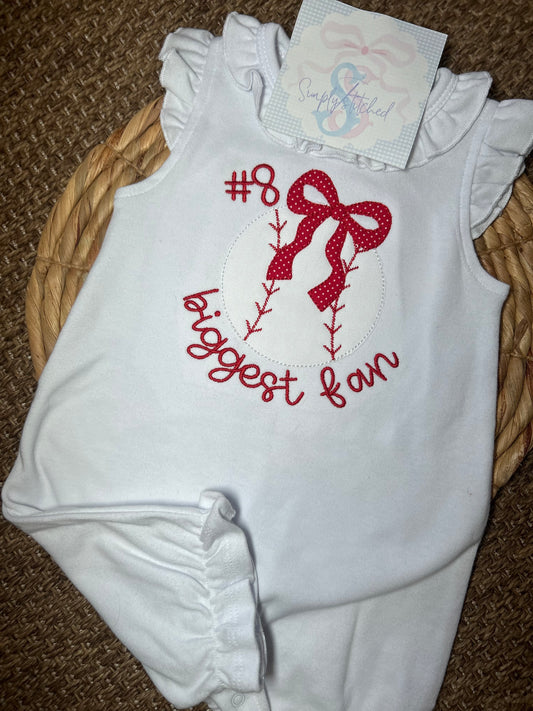 BIGGEST FAN ROMPER