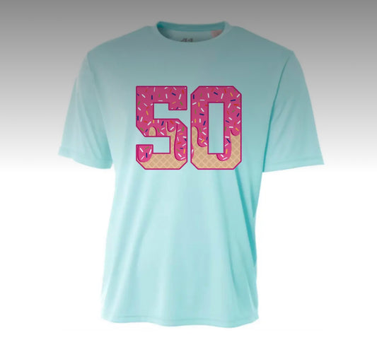 Custom # Drip Tee