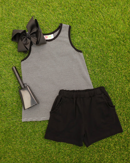 We’ve Got Spirit Bow Back Short Set