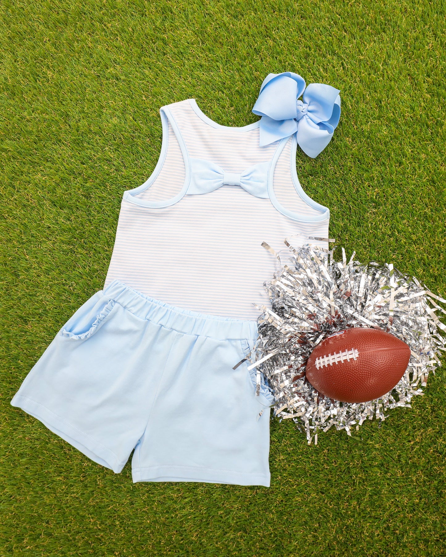 We’ve Got Spirit Bow Back Short Set