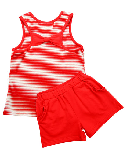 We’ve Got Spirit Bow Back Short Set