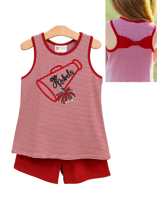 We’ve Got Spirit Bow Back Short Set