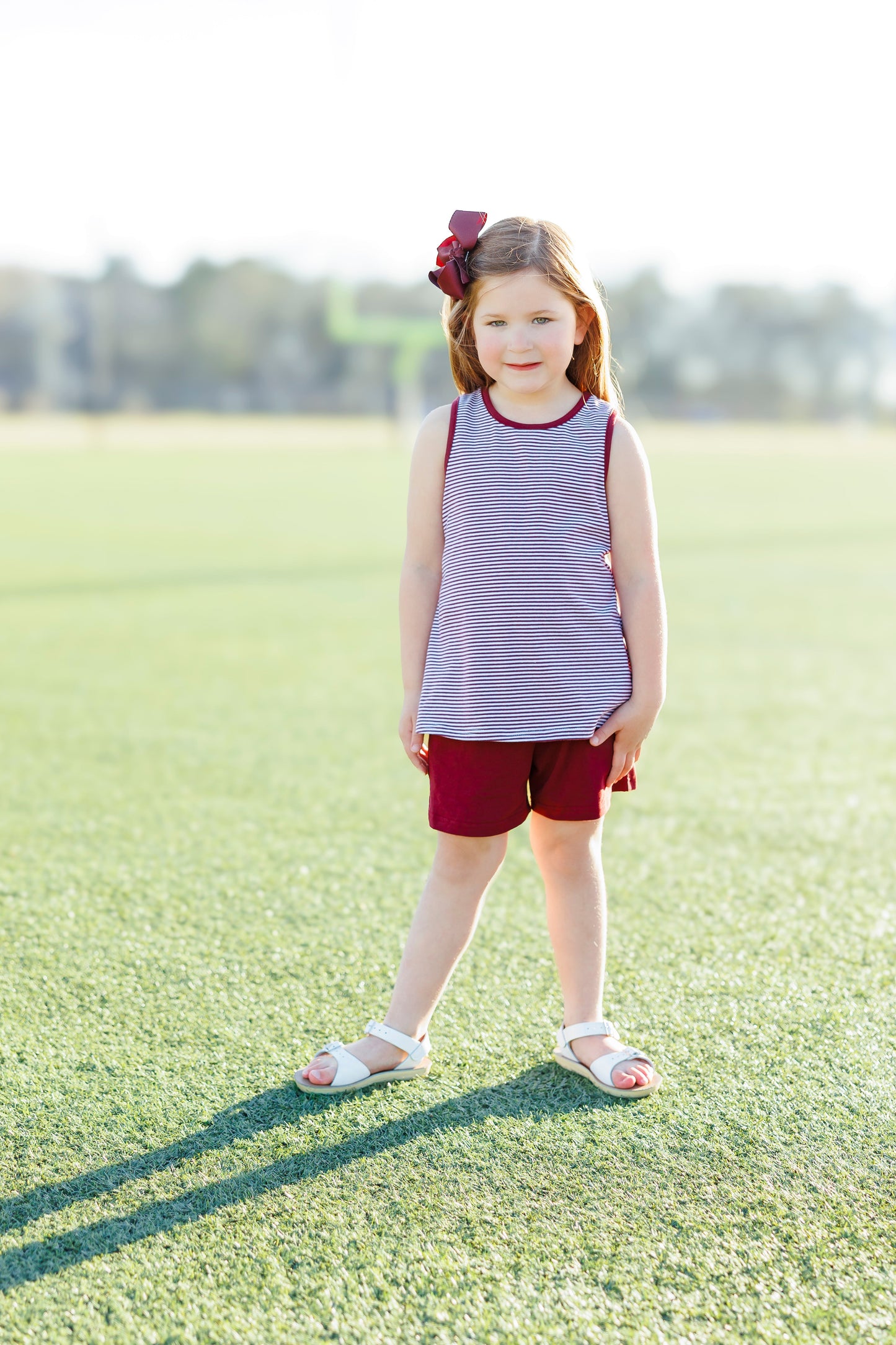 We’ve Got Spirit Bow Back Short Set