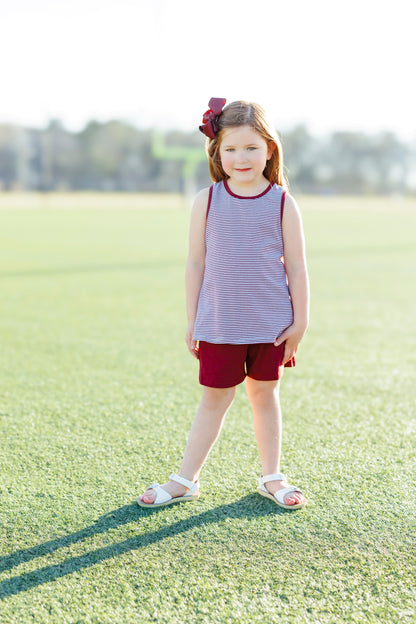 We’ve Got Spirit Bow Back Short Set