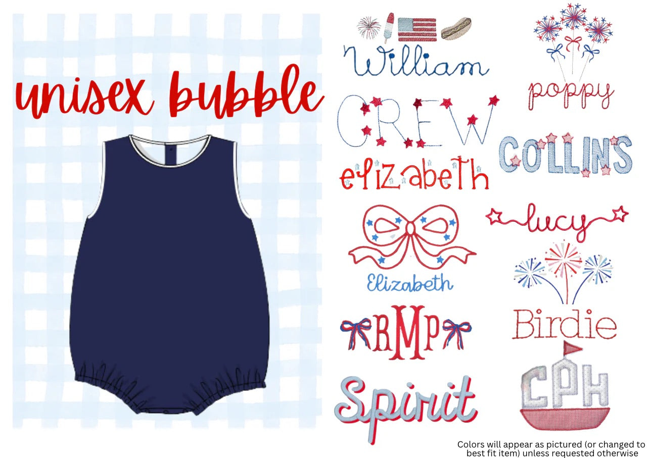 PATRIOTIC UNISEX BUBBLE