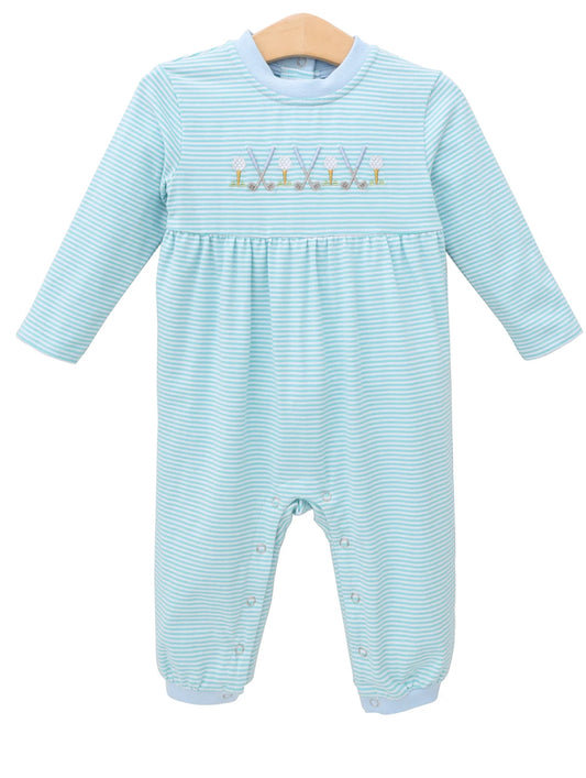 Tee Time Boys Romper