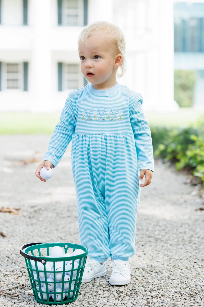 Tee Time Boys Romper