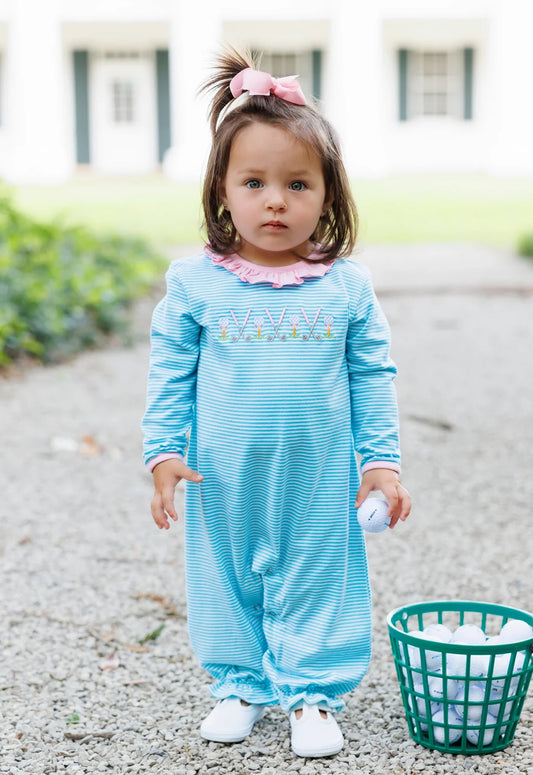 Tee Time Girls Ruffle Romper