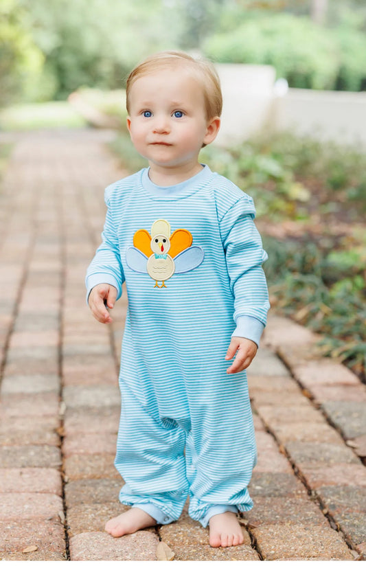 Pastel Turkey Romper