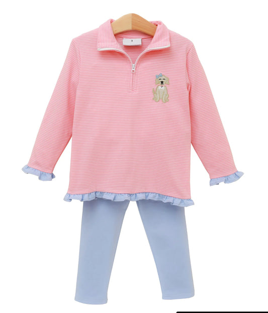 “My Best Friend” Ruffle Pullover Set