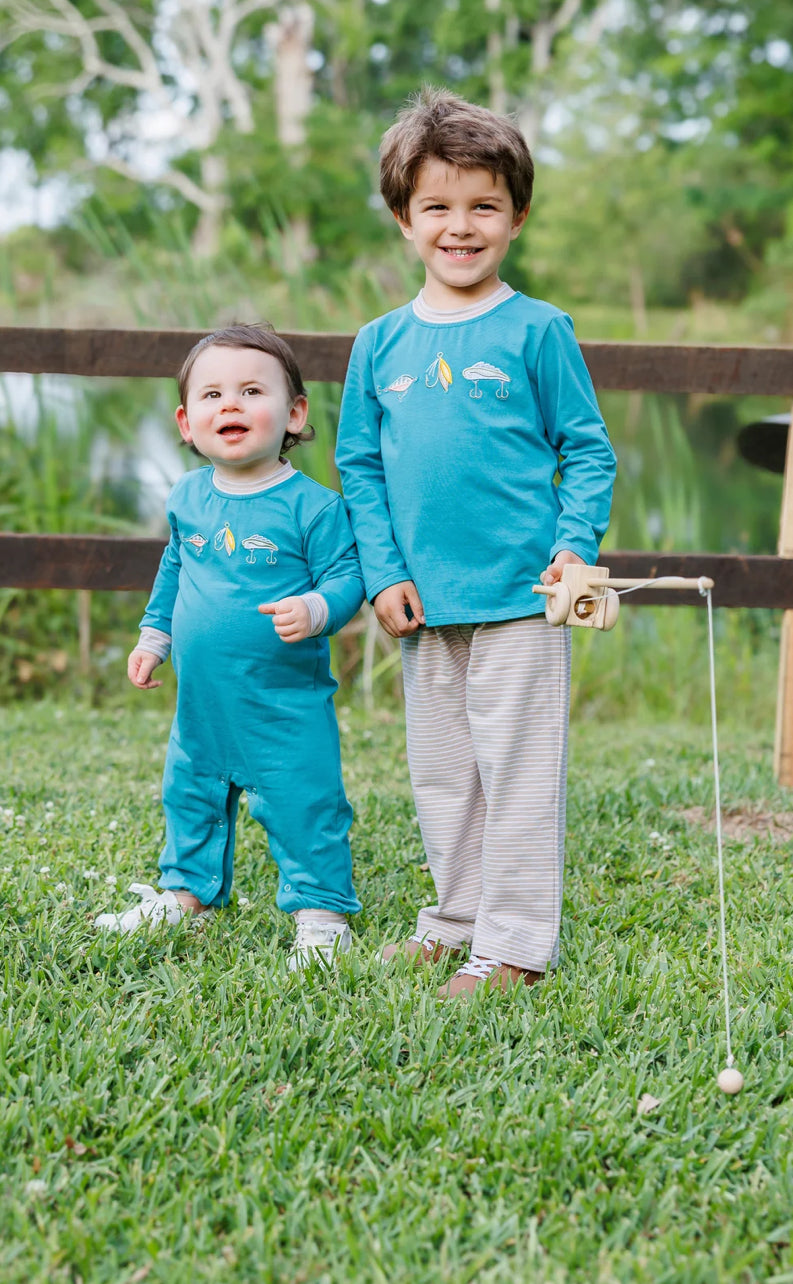 Fall Fishing Romper