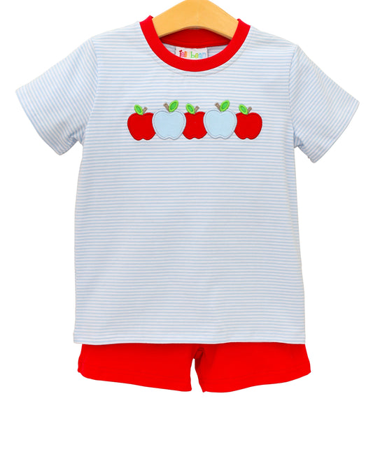 Apple a Day Boys Shorts Set