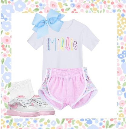 Embroidered Shorts Sets