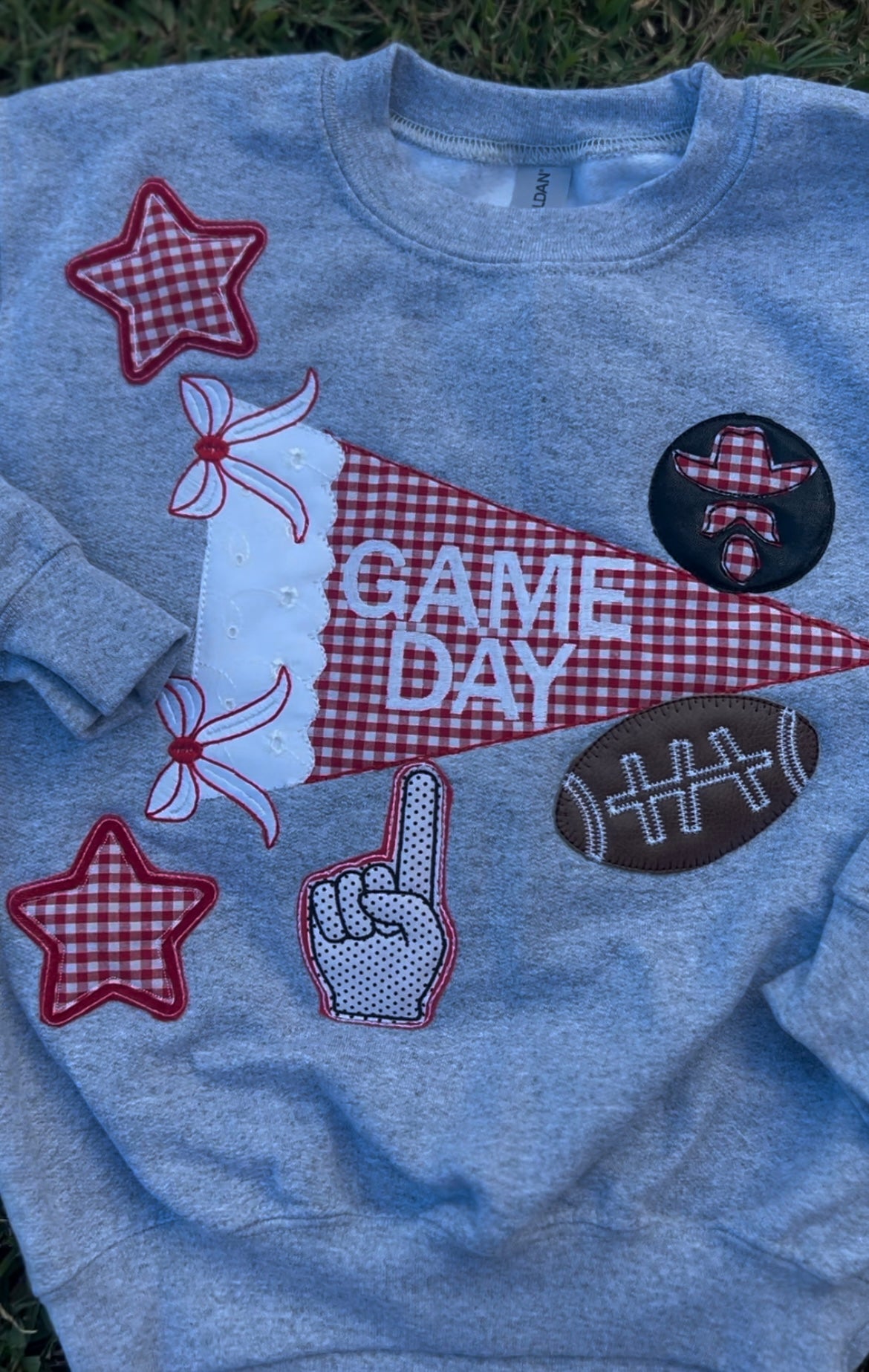 GO Team Applique Pullover