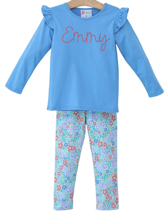 Enchanted Floral Pants Set