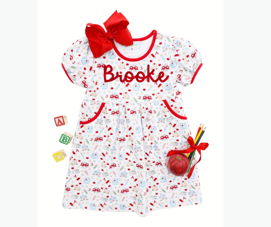 Easy as ABC Pocket Dress
