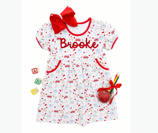Easy as ABC Pocket Dress