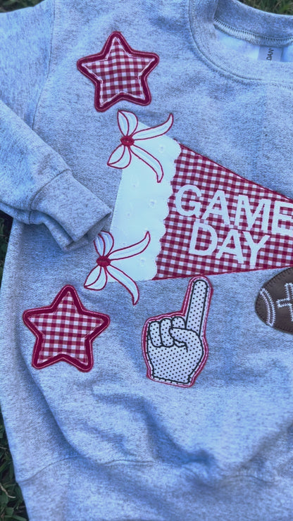 GO Team Applique Pullover