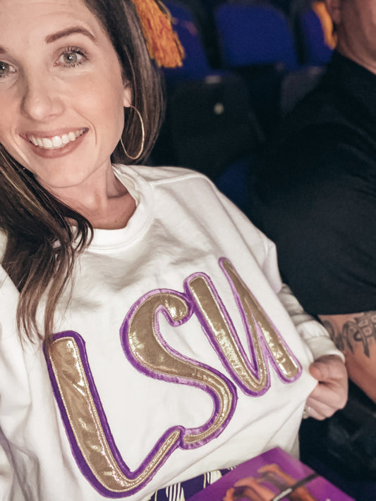 LSU double Stack applique